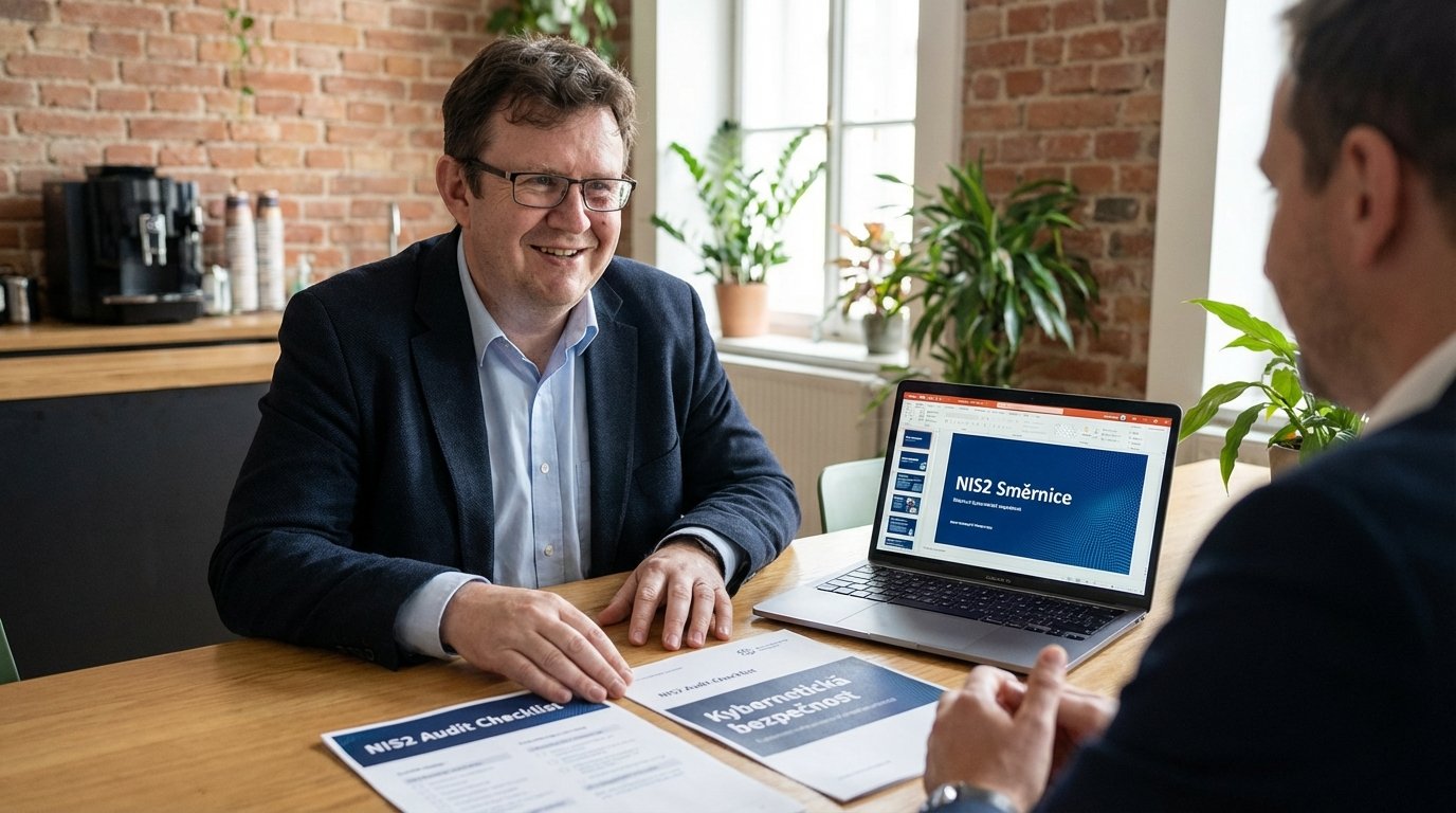 NIS2 compliance konzultace s klientem v Blue Partners